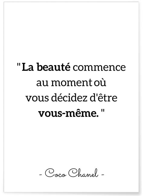 citation beauté coco chanel|Coco Chanel femme.